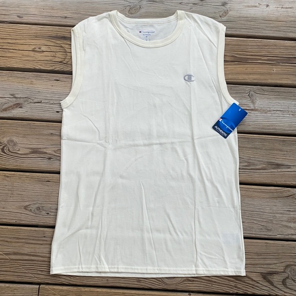 Champion Muscle Tank Top- white - Picture 1 of 3